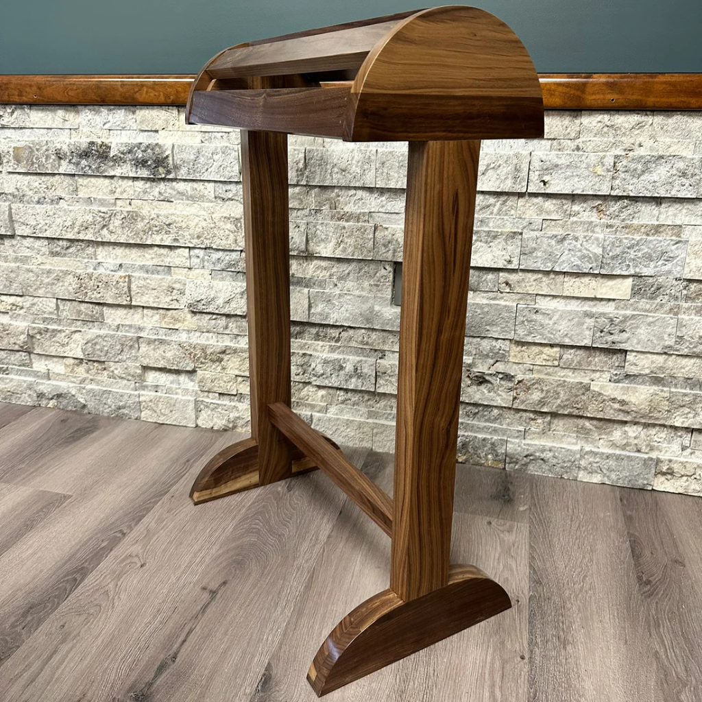 Handcrafted Solid Wood Saddle Stand – Equestrian Saddle Rack & Blanket Holder